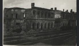 Stary dworzec osobowy. 9 lipca 1945 r.